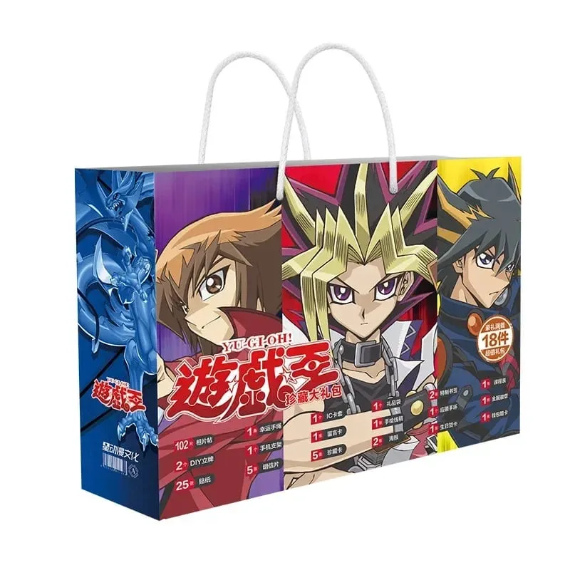 Anime Lucky Gift Bag Bungou Stray Dogs Haikyuu Collection Toy Include Postcard Poster Bookmark Lomo Cards Genshin Impact Figure