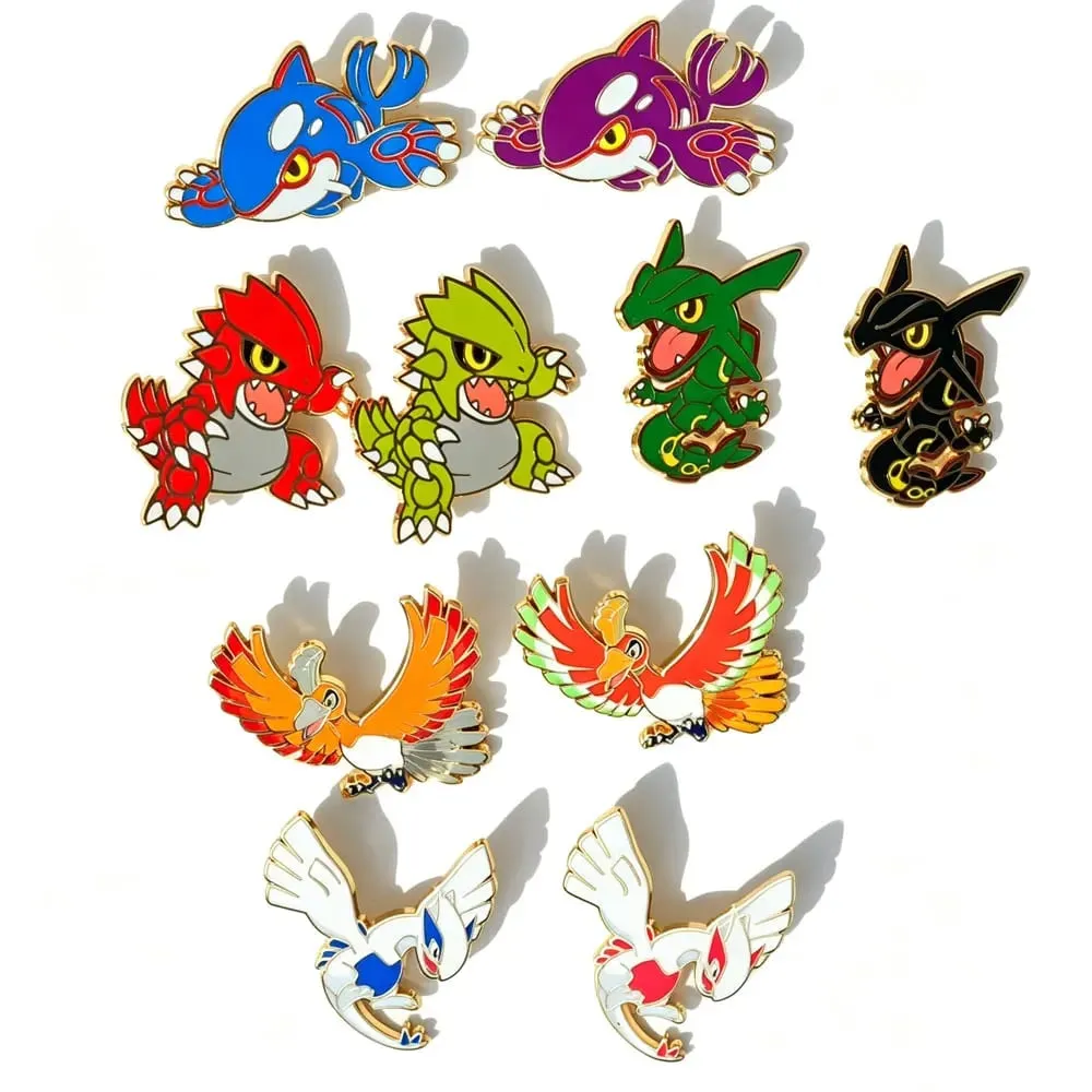 Pin Enamel Pokemon Lencana Anime Pin Kerah Bros Permainan Anime Lucu untuk Ransel Pakaian Hadiah Souvenir Perhiasan untuk Teman — image 1