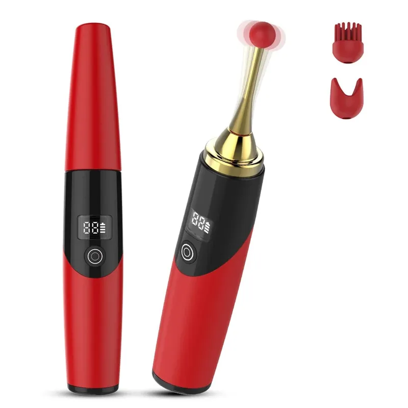 LCD Orgasm Pen Vibrator 12 Mode Vibrating G-Spot Female Clitoris Nipple Stimulator Portable Massager Adult Sex Toys For Women 18