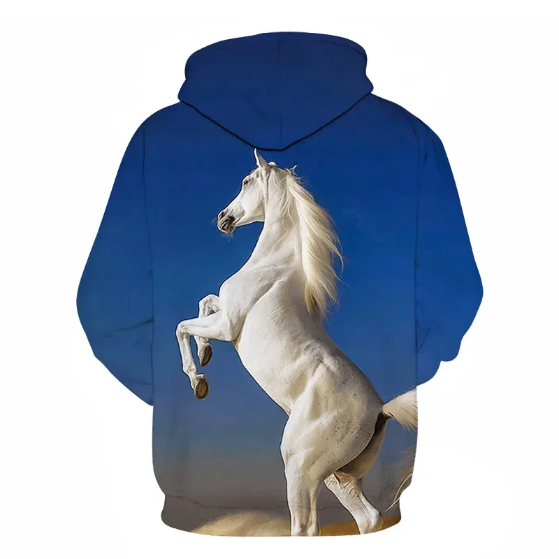 Horse Win Instant Success 3D Print Hoodies Interesting implication Animal Design Men Women Streetwear Pullover Casual Sweatshirt