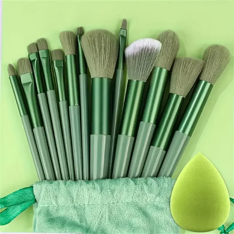 Professiona 13PCS Makeup Brushes Set Foundation Eyeshadow Blush Powder Blending Soft Fluffy Cosmetic Full Set Female Makeup Tool — image 20