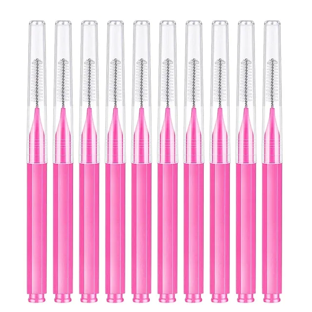 10/20 Pcs Eyebrow Brushes Mini Brow Lifting Brush Disposable Makeup Eyelash Tool Tooth Interdental Brush Lash Extension Supplies