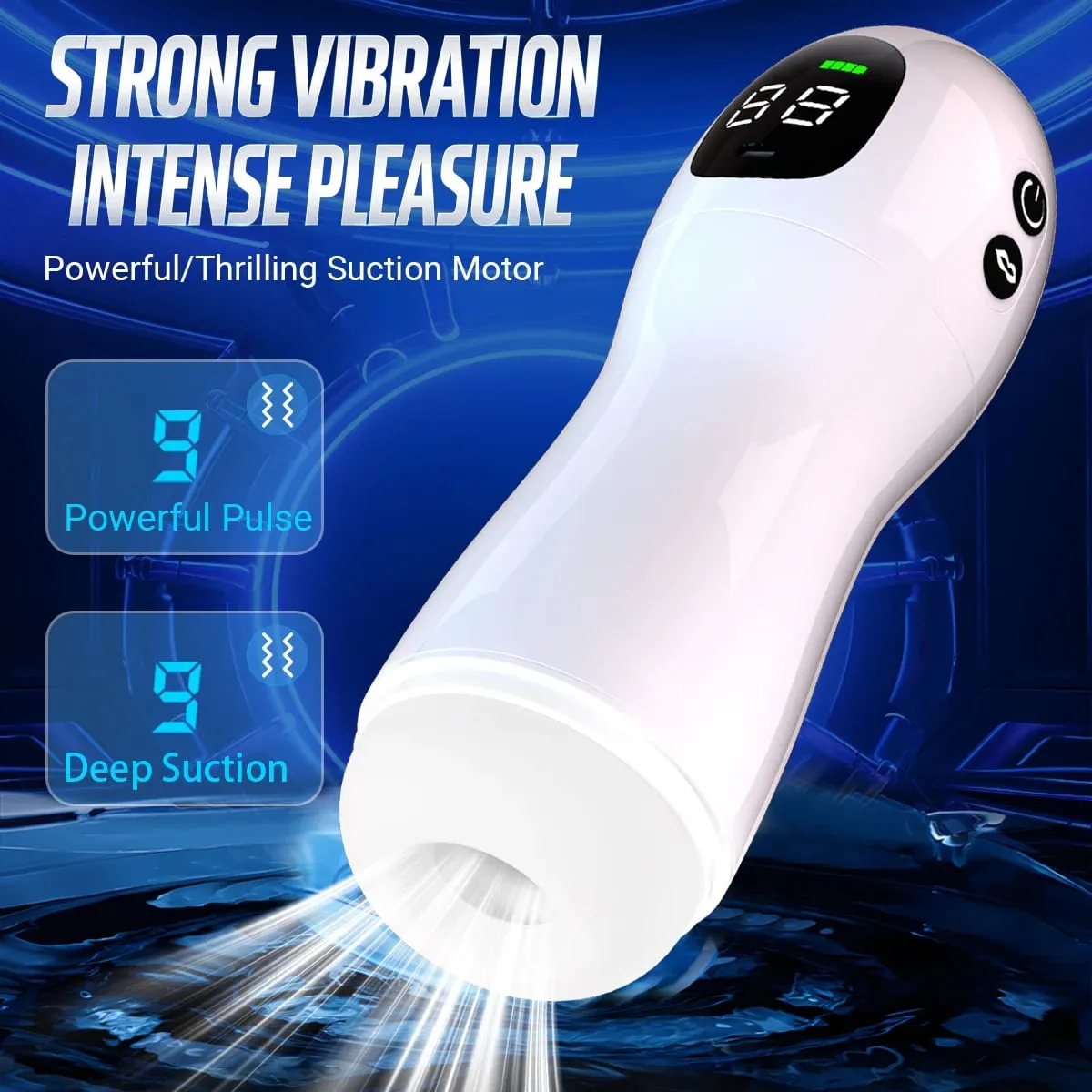 Led automático masculino masturbador copo boquete máquina vagina real 9 modos de sucção vibratória masturbação oral brinquedos sexuais para homem
