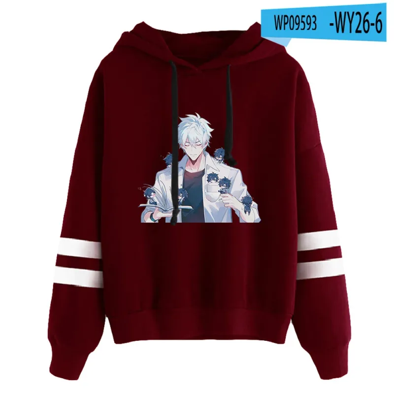 Link Click Anime Hoodie Unisex Pocketless Parallel Bars Sleeve Sweatshirts Women Men Hoodies Harajuku Streetwear Fashion Clothes — image 10