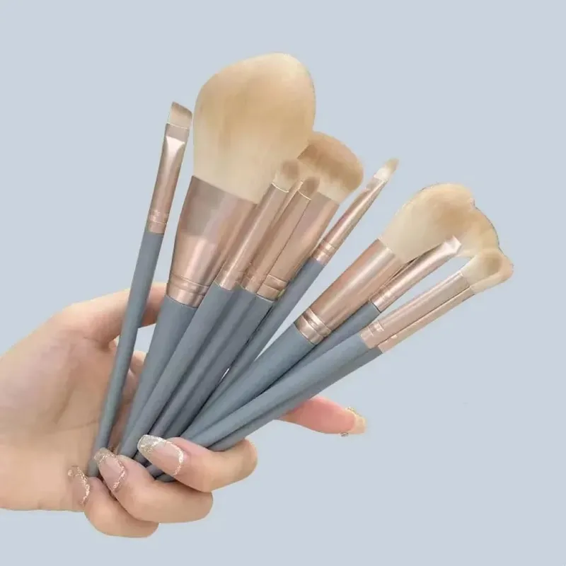 10pcs Set Makeup Brushes Tool Set Cosmetic Powder Eye Shadow Foundation Blush Blending Beauty Maquiagem Beauty Kit for Party — image 11