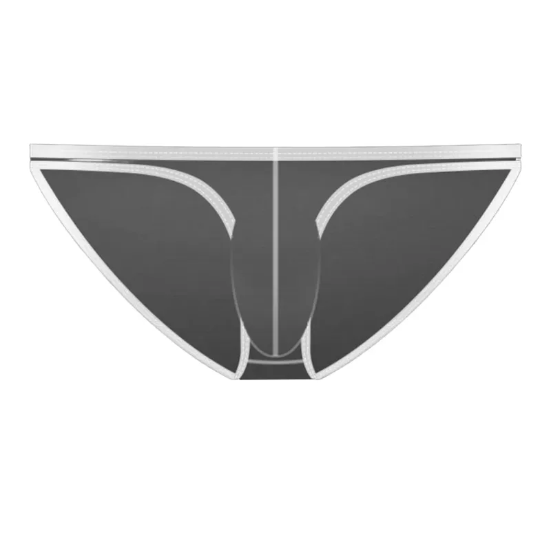 1pc verão nova roupa interior masculina cuecas de seda gelo ultra-fino transparente respirável sexy confortável cintura baixa cuecas para homem 3256809692642600