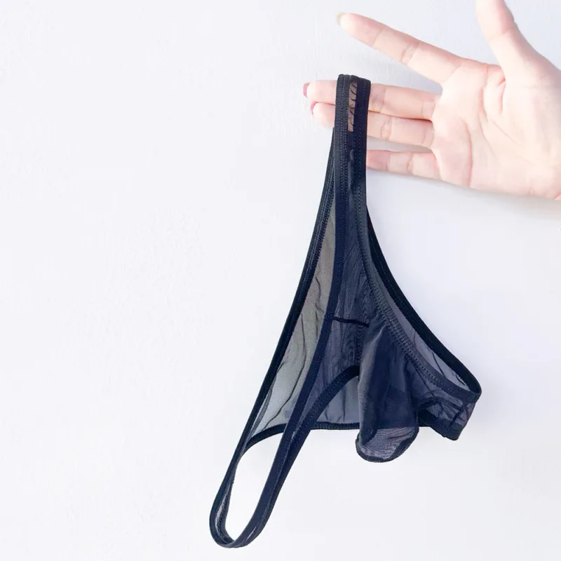 1pc verão nova roupa interior masculina cuecas de seda gelo ultra-fino transparente respirável sexy confortável cintura baixa cuecas para homem 3256809692642600