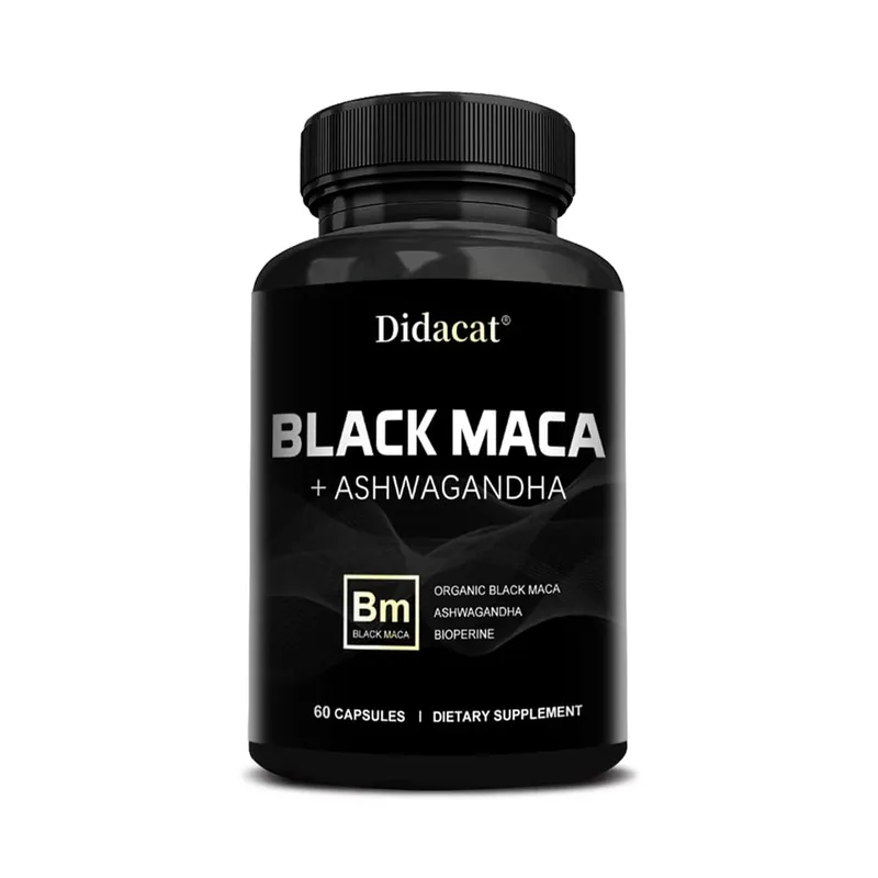 Organic Black Maca + Ashwagandha - High-concentration Black Maca Capsules for Men Supporting Strength Endurance and Vitality — image 8