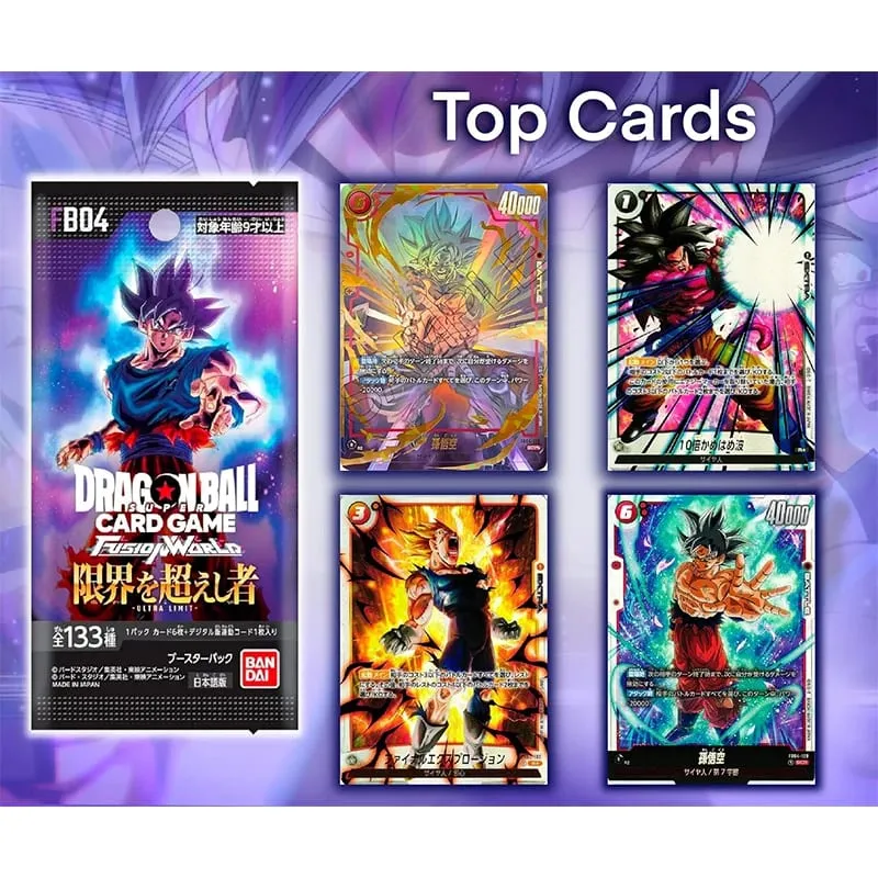 FB01-06 Booster Packs SUPER CARD GAME Fusion World TCG Collection Card Child Toy