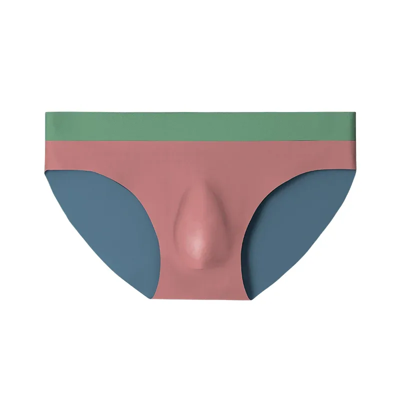 Nahtlose Herren-Unterwäsche aus Eisseide, 3D-Stanz-Dreiecks-Shorts, Sommer, dünne Unterhose, Jungen-Sport-Shorts 3256808552917215 — image 11
