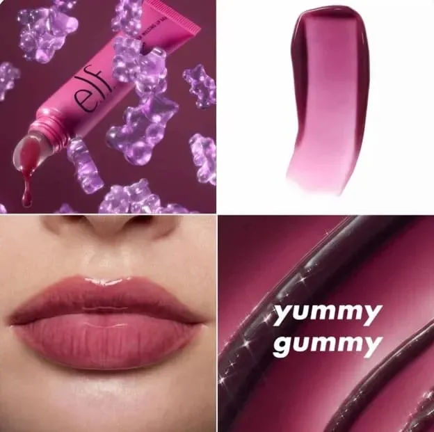 Elf Putty Blushcream Blush Balm in Pink Tones Bora Bora Matte Pearlescent and Shimmering Lip Glaze for Moisturizing Lips Makeup