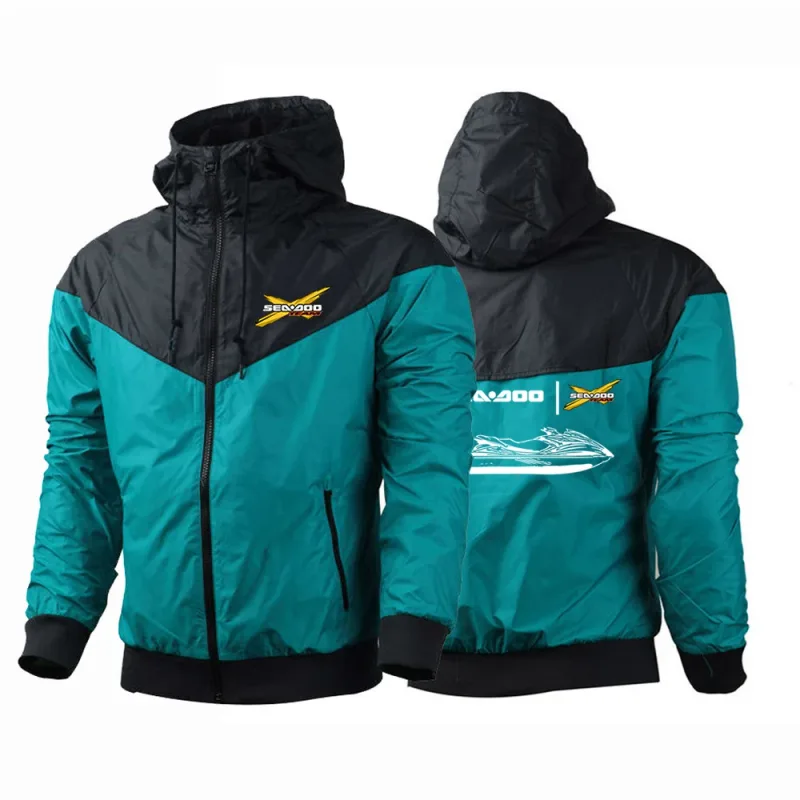 Sea Doo Seadoo Moto 2024 New Men's Printing Five-Color Windbreaker Spring and Autumn Harajuku Fashion Zipper Jacket Tops — image 2