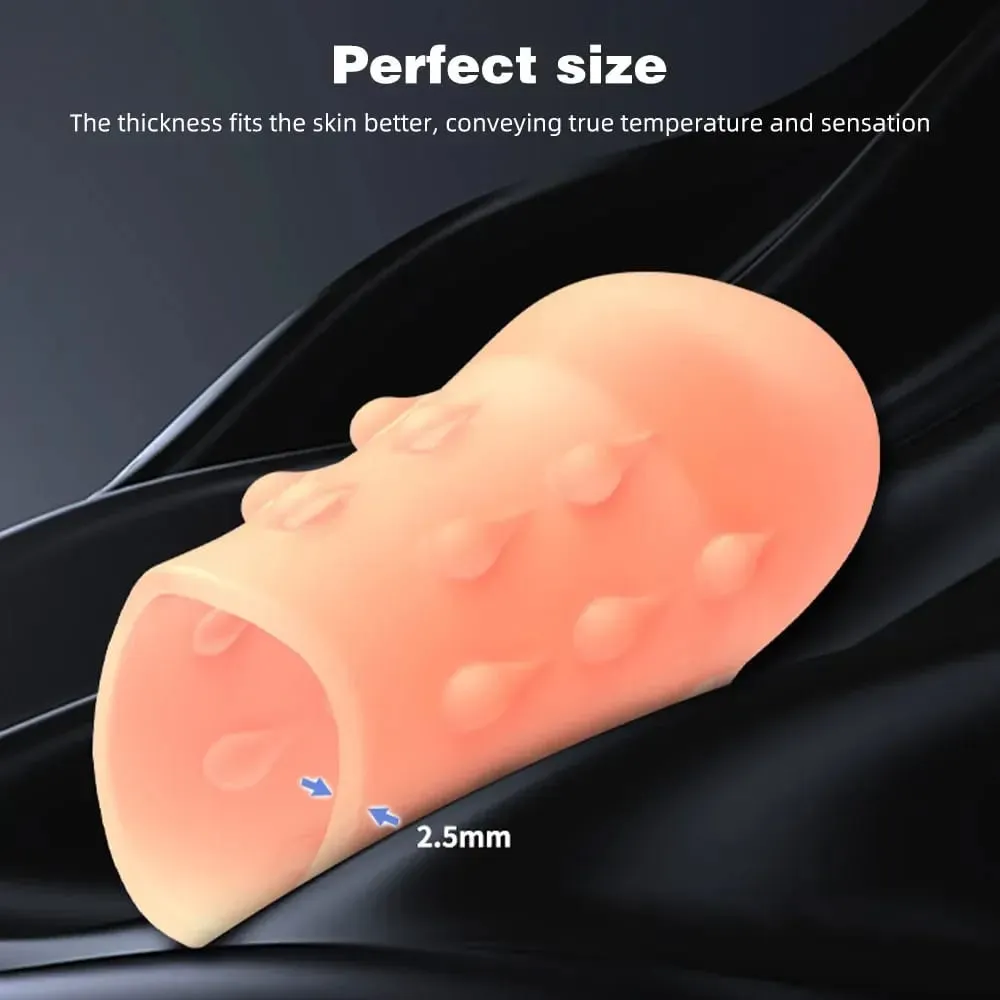 Κάλυμμα ανδρικού πέους σιλικόνης Realistic Dildo Cock Pump Phallus Extender Enlargement Dick Growing Ejaculate Orgasm Sex Toys for Man