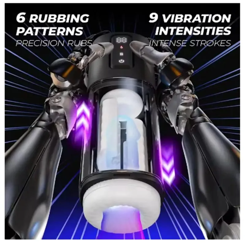 Automatic Thrusting Male Masturbator Rubbing Masturbation Sucking Blowjob Machine Pocket Pussy Adults Sex Toys for Men masturbat — image 2