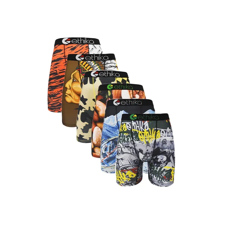 Soft Men's Boxer Shorts 6 Piece Comfortable Everyday Underwear Breathable Stretch Fit Polyester S-XXXL Lightweight — image 2
