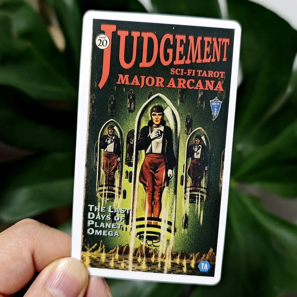 Todd Alcott's Sci-Fi Tarot Science-Fiction-themed Tarot Deck Based on Rider Waite System 10.3*6cm 78 Pcs Tarot Cards — image 5