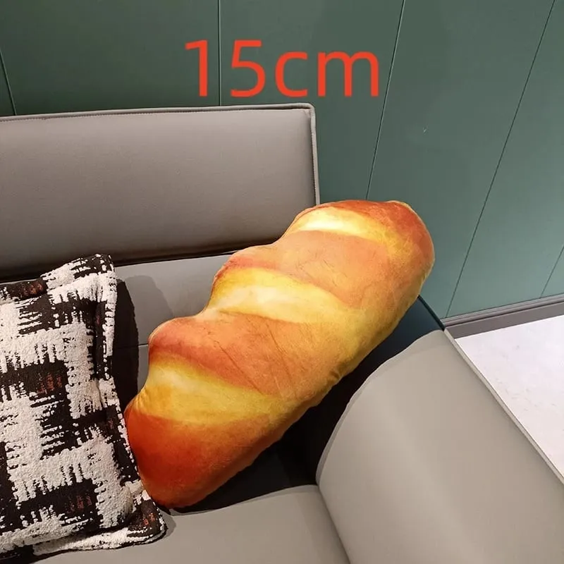 Simulasi Bantal Raksasa Kawaii Roti Besar Boneka Bantal Mewah Mainan Bantal Makanan Lucu Lembut untuk Anak-anak Hadiah Ulang Tahun Natal Anak-anak