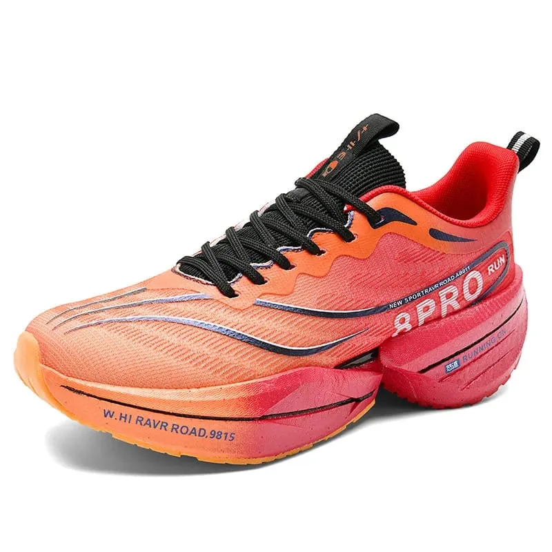 Men's Carbon Plate Sneakers Breathable Marathon Athletic Running Shoes 8PRO Fitness Outdoor Tennis Training Sports Shoes Women