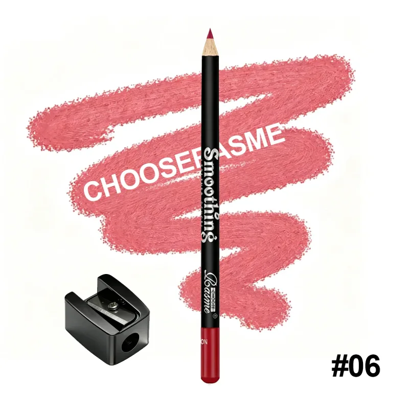 Smoothing Lip Liner Pencil Waterproof Matte Lip Contour Lipstick Long Lasting Makeup Comes With Free Pencil Sharpener