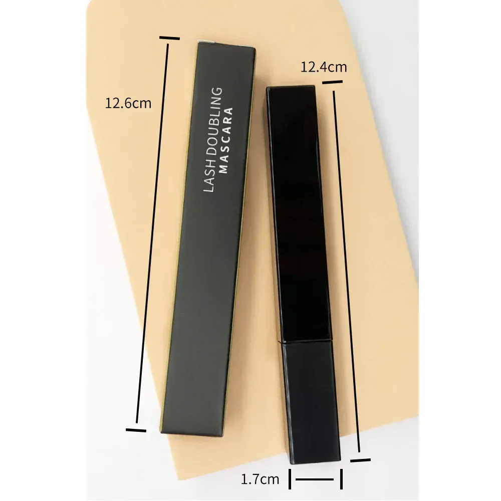 Custom Logo 8g Mascara Private Label Silicone Brush Pure Black Color Eyelashes Smudge-free Waterproof Eye Makeup Wholesale Vegan — image 6