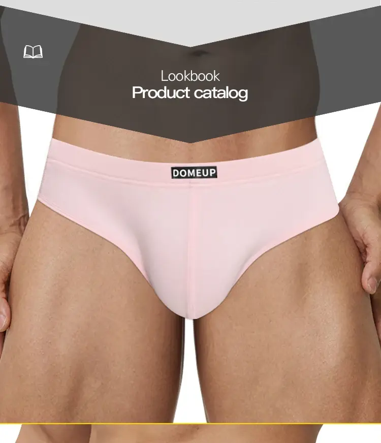Men's Soft Solid Bikini Briefs, Elastic Wide Waistband 3D Support Pouch, Skin-Friendly Breathable Daily Casual Underwear