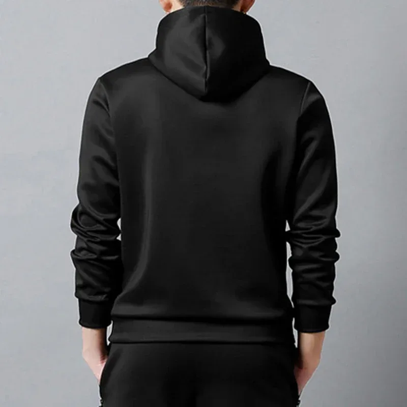 Bushido impressão masculina meio zíper com capuz moda urbana com capuz manga longa moletom outono inverno diário casual esportes pulôver — image 2