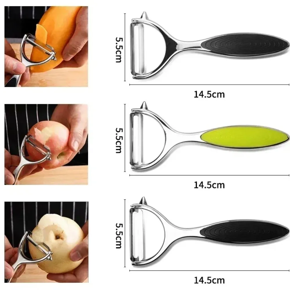 304 Stainless Steel Vegetable Peeler Potato Peeler Multi-function Carrot Grater Fruit Tools Kitchen Accessories Cuisine Pelador