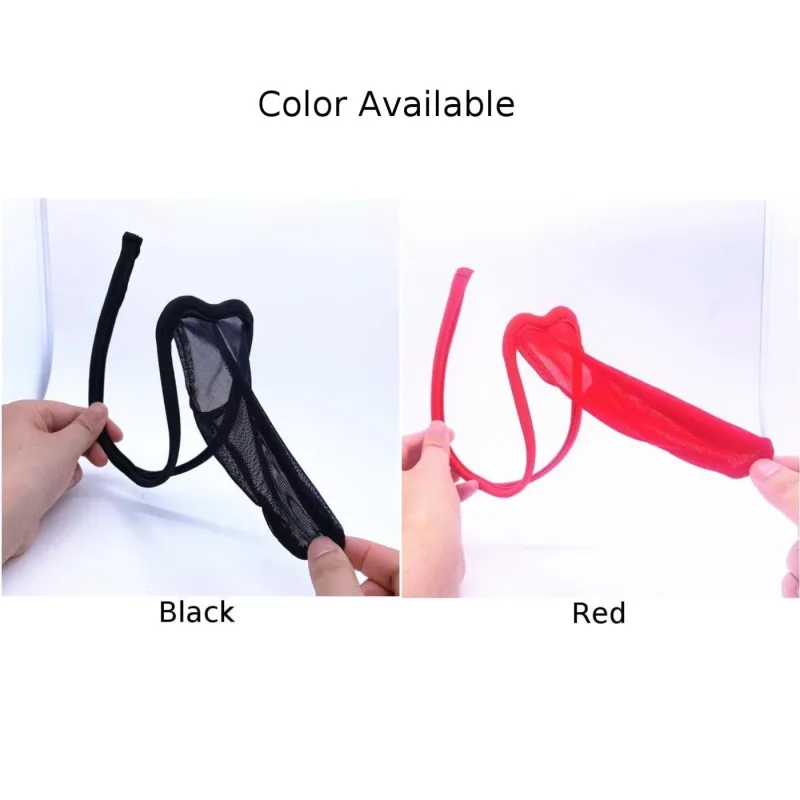Comfy Fashion Mens Brief C-String Solid Thong Underpants Underwear Bikini Briefs Bulge Pouch Comfortable Lingerie