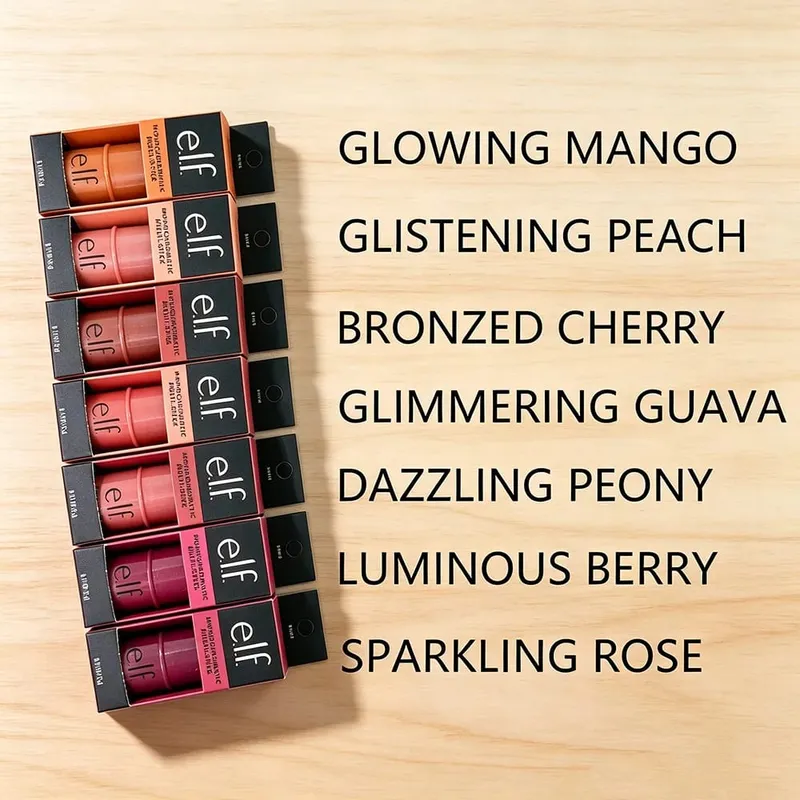 ELF Three-in-one Multi-purpose Blush Stick High-gloss Contour Natural Nude Makeup Lip and Cheek Makeup Stick