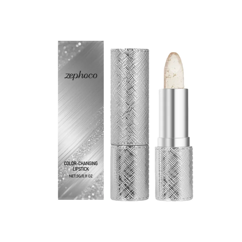 Color Changing Lipstick Transparent Waterproof Long Lasting Moisturizing Crystal Jelly Pearlescent Repairing Lip Balm Cosmetic
