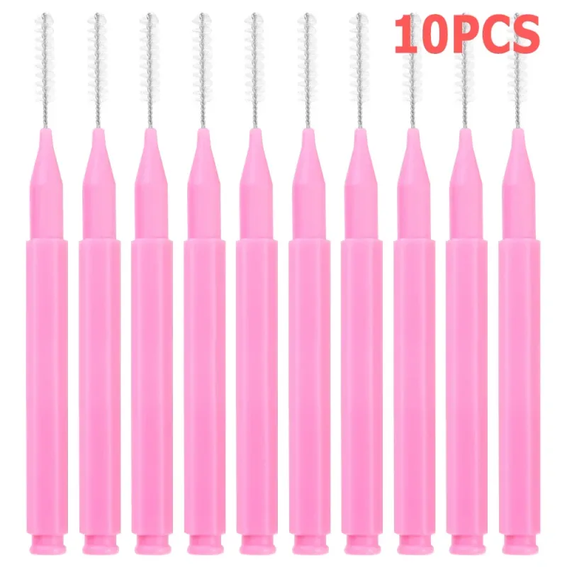 Portable Mini Eyebrow Brush 20/50PCS Brow Perm Brushes Disposable Bendable Micro Eyelash Brow Lifting Brushes Applicators Tools