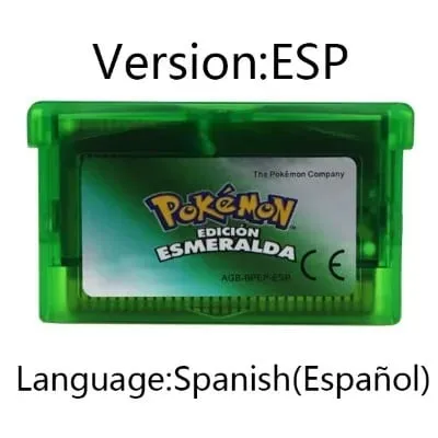 GBA Video Game Cartridge Console Card Pokemon Emerald Ruby FireRed LeafGreen Sapphire Multi-language for GBA/NDS — image 31