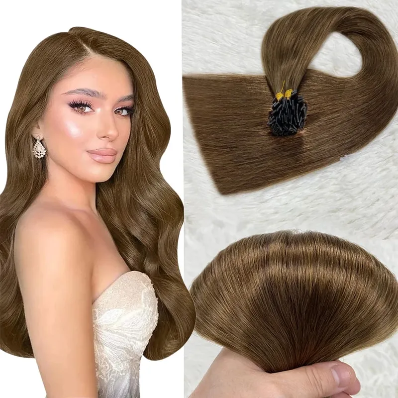 Flat Tip Human Hair Extension Remy Hair 1g/s 18-28 inch Real Remy Silky Straight Black Brown Pre Bonded Keratin Fusion Hair