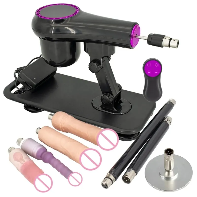 Portable Sex Machine Adjustable Speed Angle Automatic Wireless Control for Woman Man Masturbating Pumping Gun Sex Toys