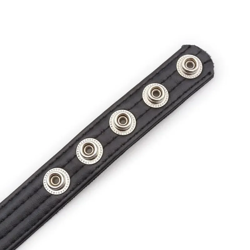 Multi Level Adjustable Semen Leather Cock Ring with Bondage Penis Loop for Men Dick Display Large Delay Ejaculation Sex Toys