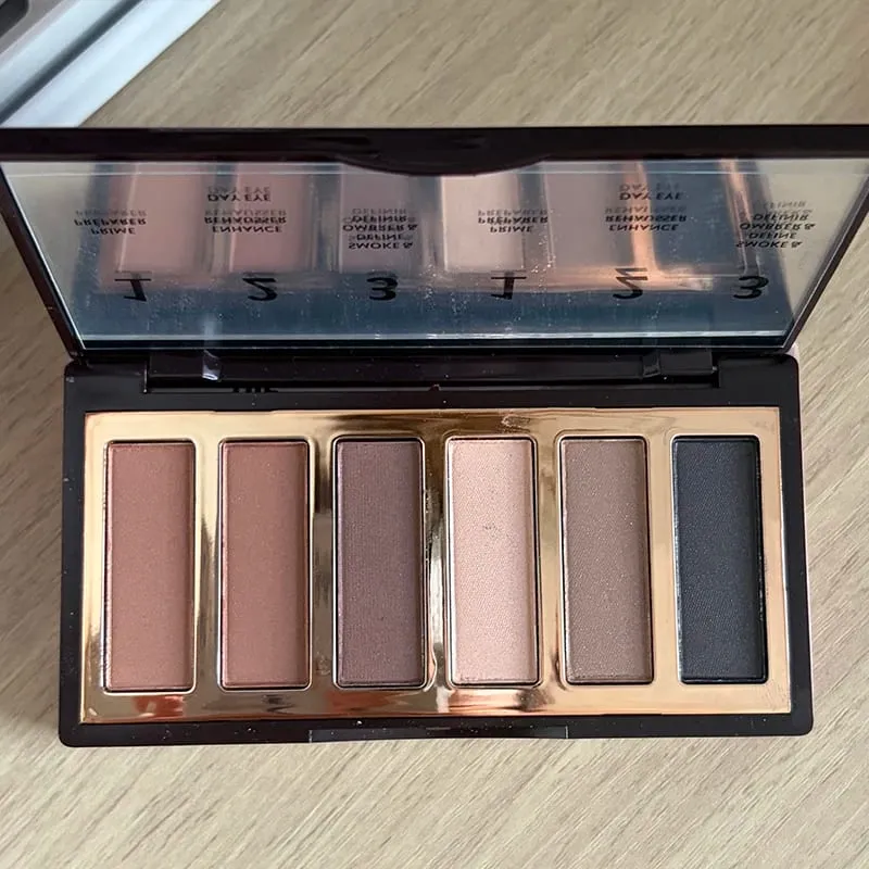 Luxury Charlotte Tilbury Brand Makeup 6 Colors Eye Shadow Disc 8.2g Matte Pearl Finish Naked Color Series Beauty Eye Cosmetics