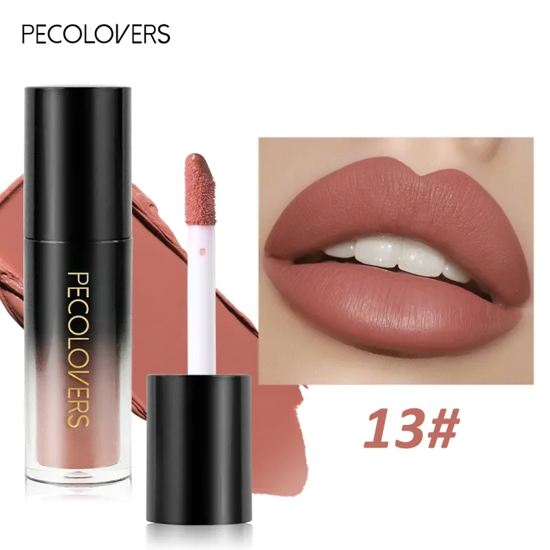 Multiple Colors Matte Velvet Lip Gloss Waterproof Long-lasting Non-stick Cup smooth Lipstick To Apply High Color Rendering