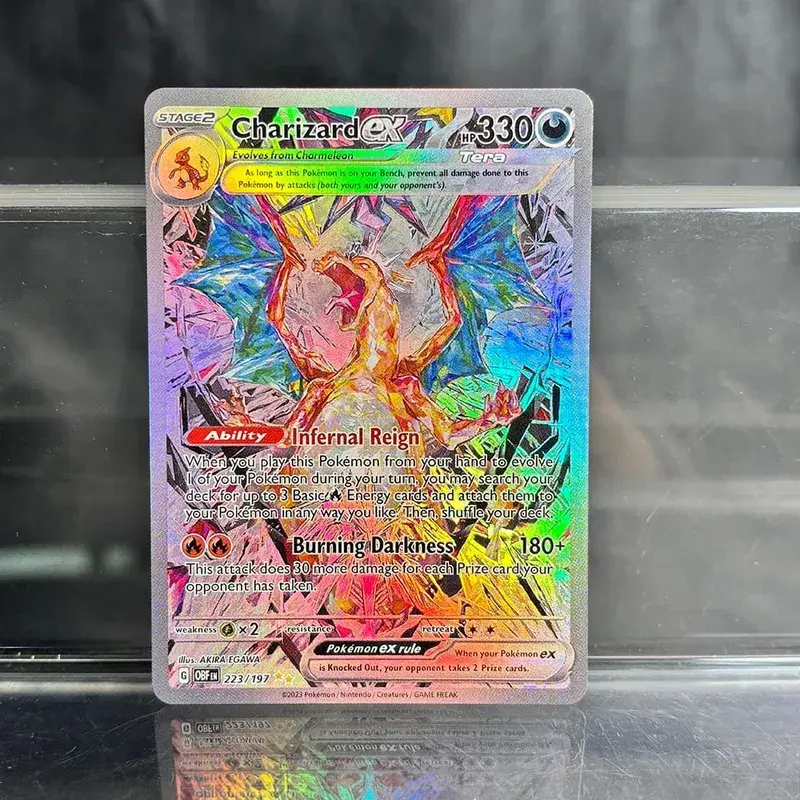 Holographic Game Trading Collection PTCG Proxy Cards Charizard Pikachu Mew EX Singl PKM Foil Cards Gengar VMAX Skyridge (SK) — image 24