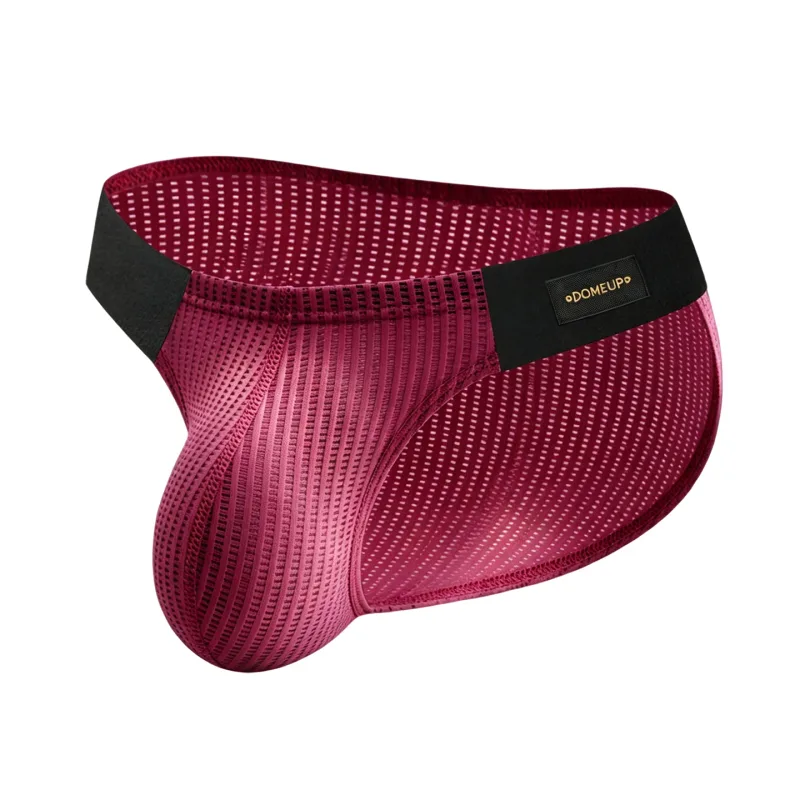 New Men's Silky Mercerized Briefs Quick‑Dry Breathable Lightweight Premium Texture Gym Workout Sports Male Underpants