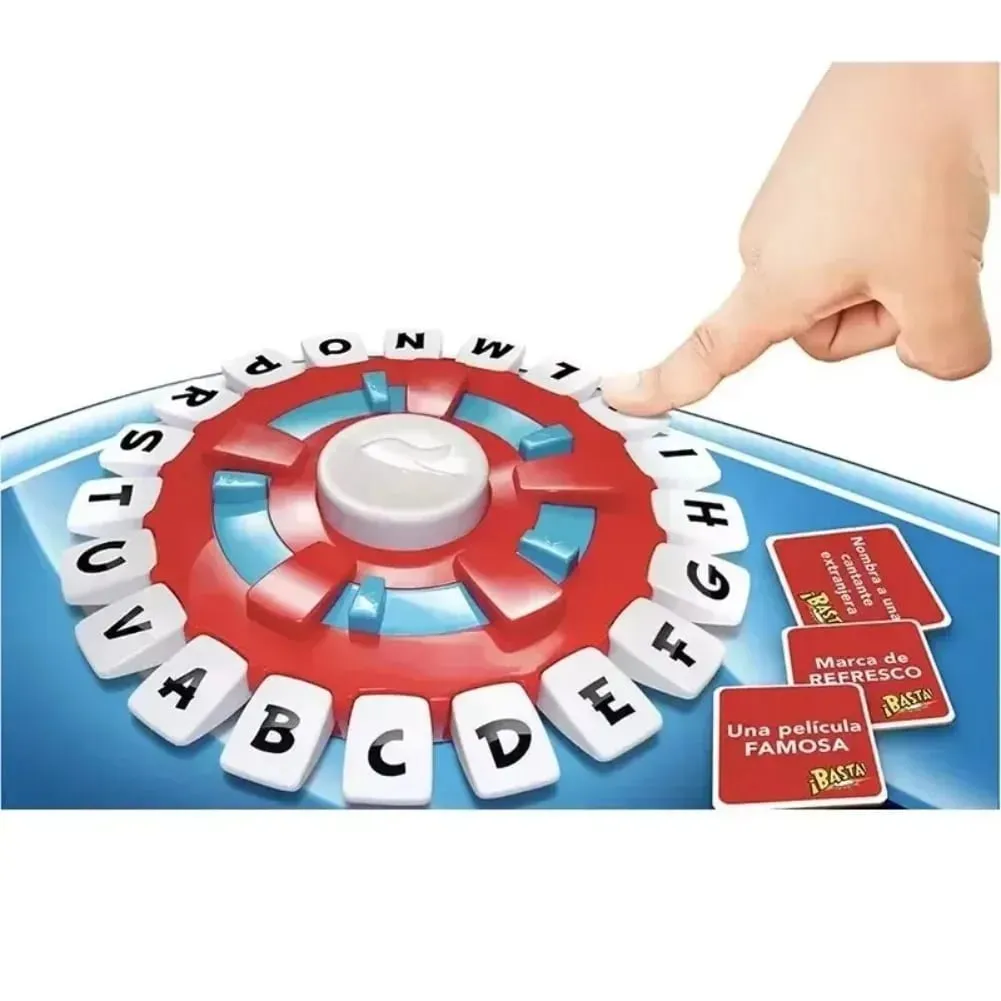 New Model Basta Spanish Word Game Interactive Letter Pressing Board Game for Family Fun and Learning Activities — image 2