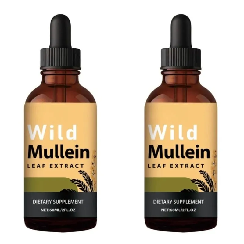 Titisan Mullein dengan Halia & Lemon untuk Membersihkan Paru-paru dan Detoks Ekstrak Daun Mullein untuk Detoks Kesihatan Paru-paru Pernafasan untuk Perokok — image 9