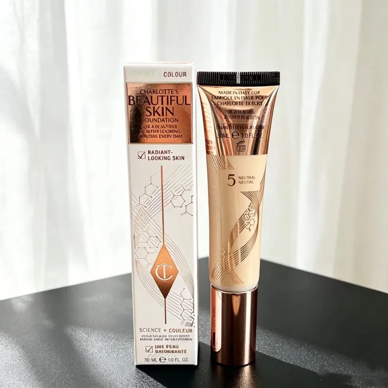 Charlotte Tilbury Hyaluronic Acid Foundation Hydrating Medium Coverage Natural Glow 16HR Wear Brightening Concealer Dark Circles