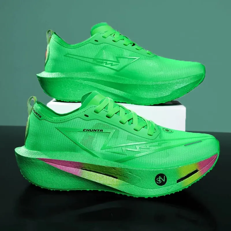 Men Running Shoes Carbon Board Marathon Speciality Sports Breathable Lightweight Women's Comfortable Athletic Sneakers