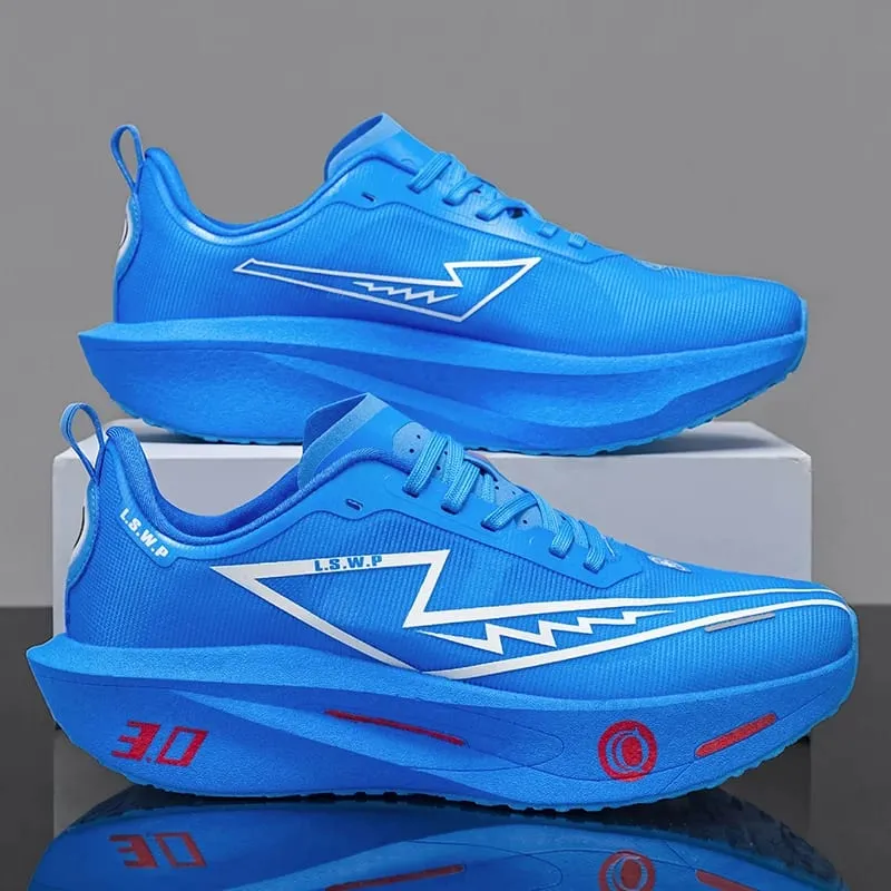 Men's Casual Sports Shoes Soft-Soled Road Running Shoes Lightweight Breathable Non-Slip Wear-Resistant Trendy and Versatile Daily Jogging Sneakers
