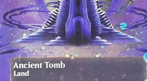 LK8 Ancient Tomb Phyrexian Tower City of Traitors Mana Confluence Urza's Saga High-Quality TCG Proxy Cards (Black-Core)