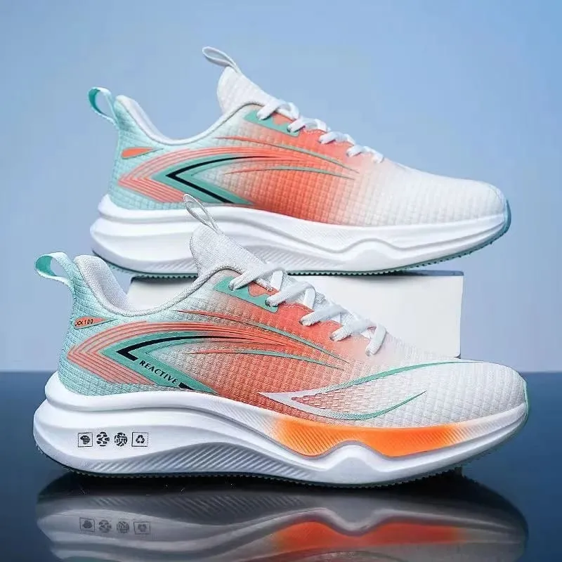 New Running Shoes Summer New Physical Test Middle School Students Rebound Cushioning Sneakers Men's Shoes Tenis Masculino