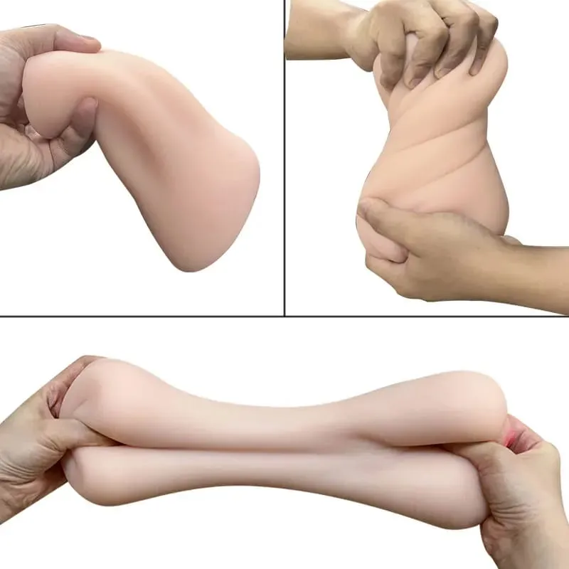 Mainan Seks untuk Pria Vagina Pria Masturbasi Cup Vagina Nyata Vagina Nyata Sextoys Silikon Produk Dewasa 3D Realistis Masturbasi