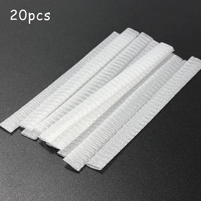20 Pcs Mesh Flexible Net Protectors Cover Sheath Beauty White Cosmetic Make Up Brushes Guards Convenient Tool — image 2