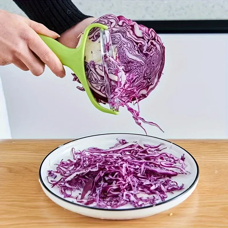 1pc Multifunctional Large Cabbage Shredder and Slicer - Food-Safe Vegetable Cutter Suitable for Lettuce with Wide Blade Peeler — image 6