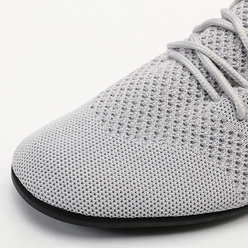 Sapatos casuais masculinos leves respiráveis ​​sapatos vulcanizados femininos ao ar livre mocassins macios malha calçados de condução rendas até 36-47